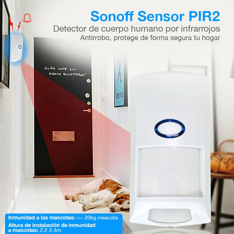 Sensor de movimiento WIFI Antimascota :: Zona Segura Tech