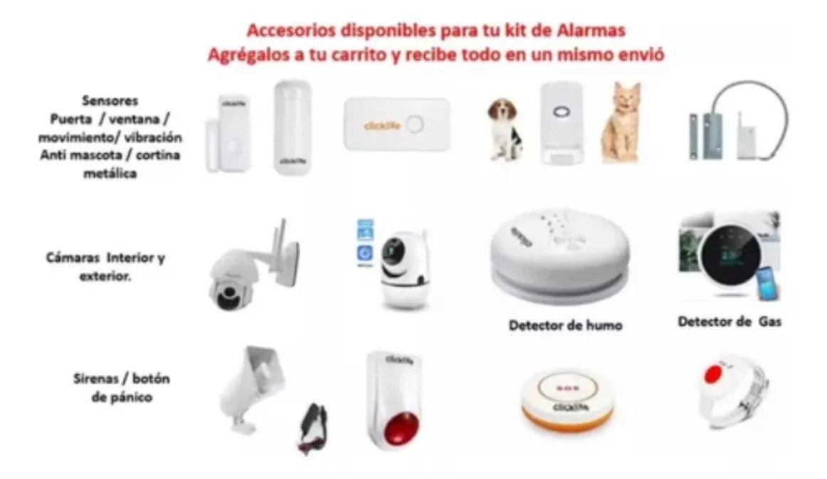 Alarma Casa Negocio Gsm Wifi Inalambrica Kit Touch / App